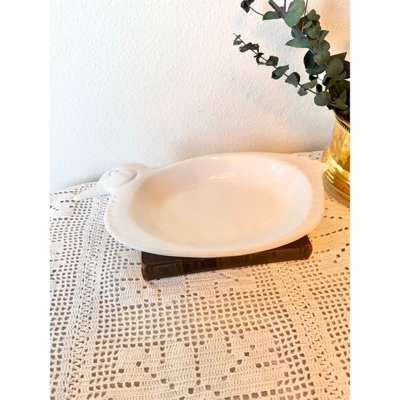 Vintage White Ceramic Duck Serving Platter - Picture 4 of 5